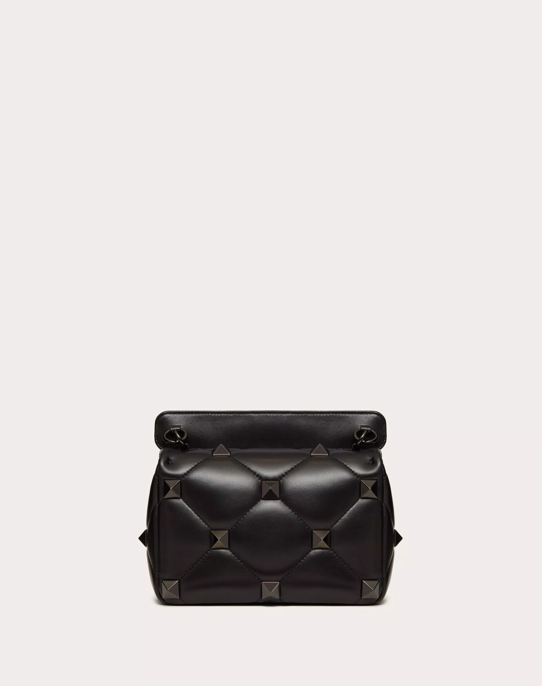 MEDIUM ROMAN STUD THE SHOULDER BAG IN NAPPA WITH CHAIN AND TONE-ON-TONE STUDS